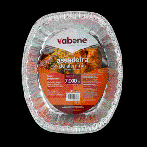 ASSADEIRA OVAL 7000ML VABENE