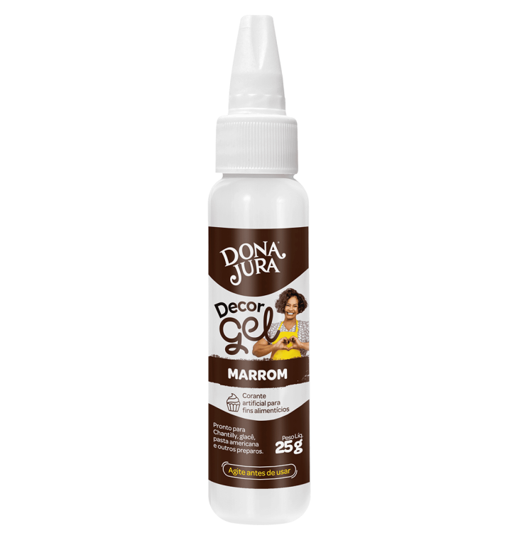 CORANTE GEL MARROM 60G DECOR