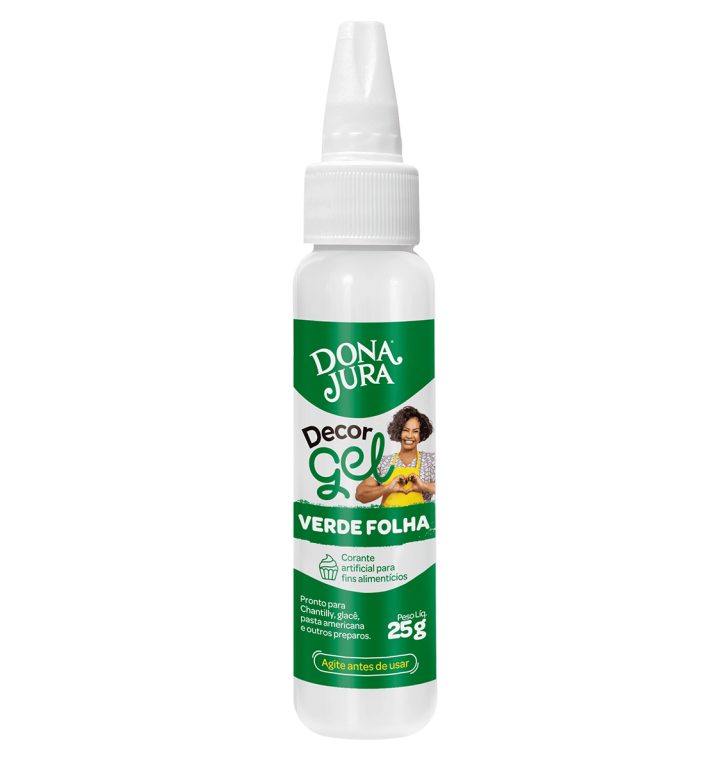 CORANTE GEL VERDE FOLHA 60G DECOR