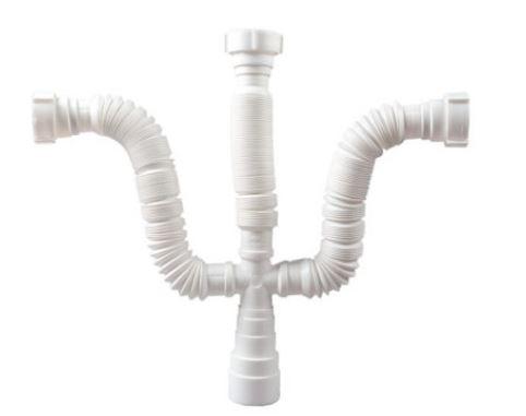 TUBO EXTENSIVEL ANEL PLÁSTICO TRIPLO BRANCO PB