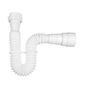 TUBO EXTENSIVEL PLASTICO BRANCO SIMPLES COM FECHO HIDRICO PB