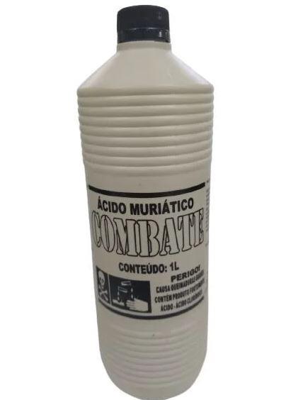 ÁCIDO MURIATICO COMBATE CX/12 1000ml