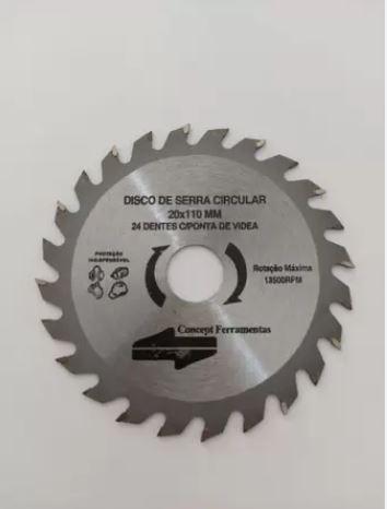 AF DISCO DE SERRA C/PONTA VIDEA 7'' 24T