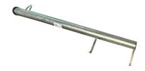 PONTALETE 3" 1,50m SIMPLES GALVANIZADO