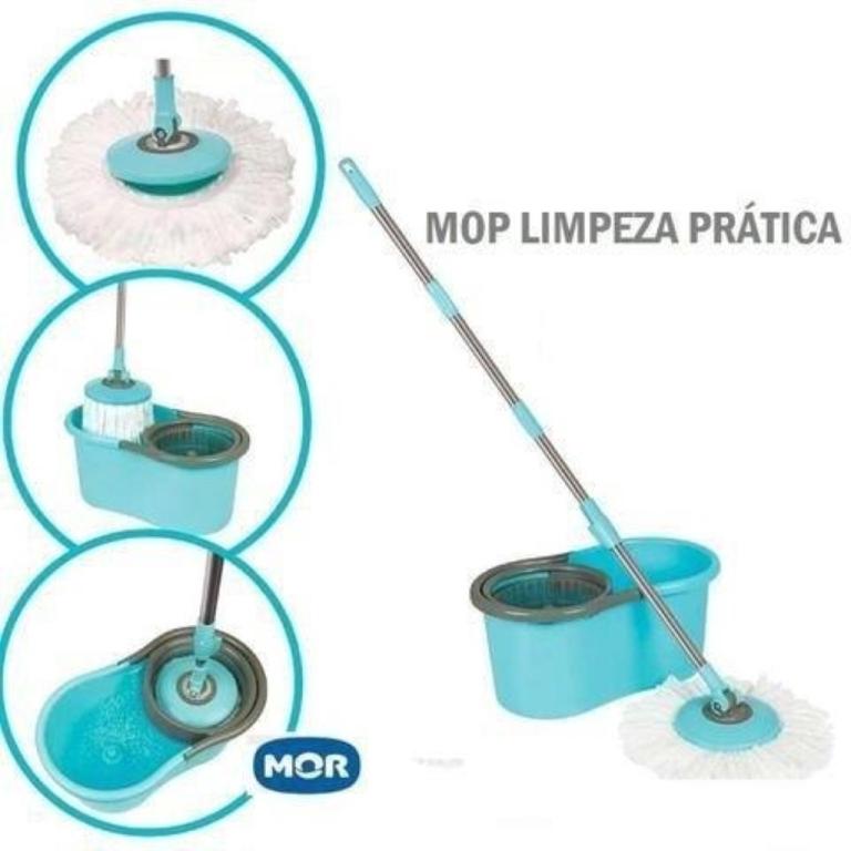 MOP ESFREGAO LIMPEZA PRATICO 13 LITROS MOR