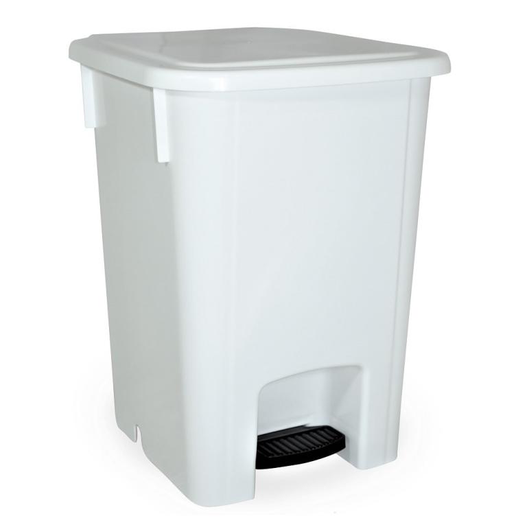 COLETOR DE PEDAL 100L BRALIMPIA BRANCO SEM RODAS