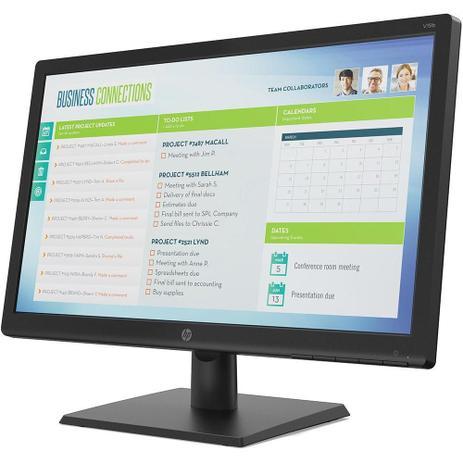 MONITOR HP LED V19b 18.5 WIDESCREEN - PRETO - BIVOLT