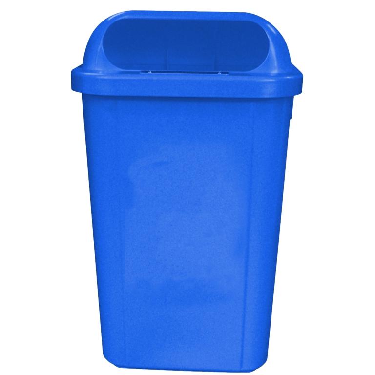 LIXEIRA 50L S GRAV FERRAGEM AZUL