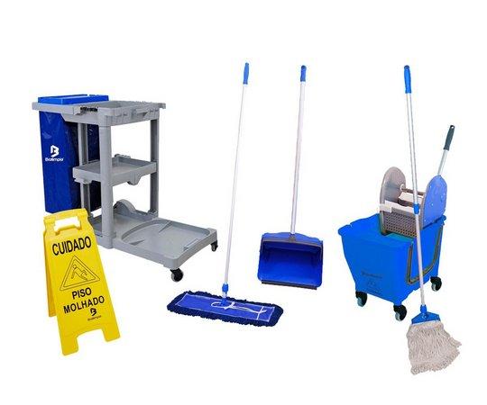 KIT LIMPEZA PROMOCIONAL 3 AZUL