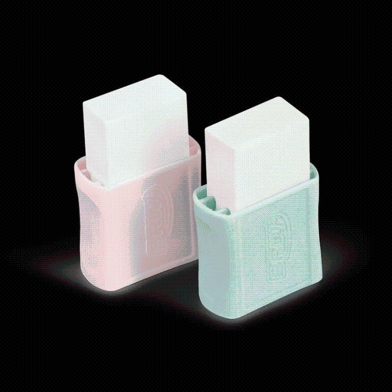 BORRACHA PEQUENA C/ CAPA PLASTICA