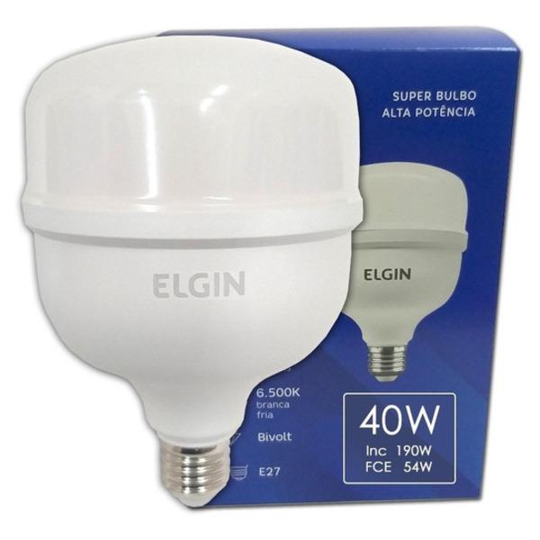 LAMPADA BULBO LED T 40W BIVOLT 6500K LD - ELGIN