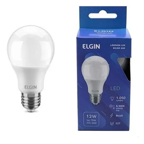 LAMPADA BULBO LED 12W BIVOLT 6500K