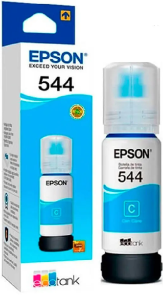 REFIL TINTA EPSON T544 - CIANO - ORIGINAL