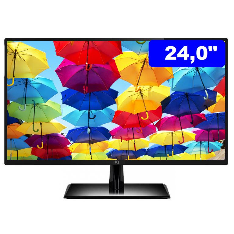 MONITOR HQ 24P  LED WIDESCREEN PRETO