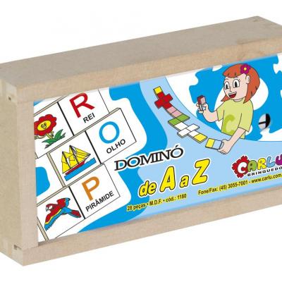 DOMINO A a Z - MDF - 28 PECAS