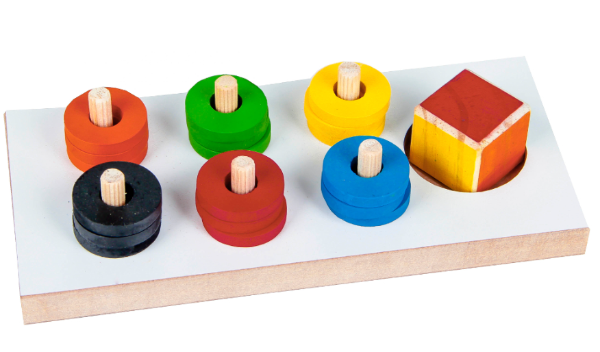 JOGO DAS CORES  - MDF - 19 PECAS PVC