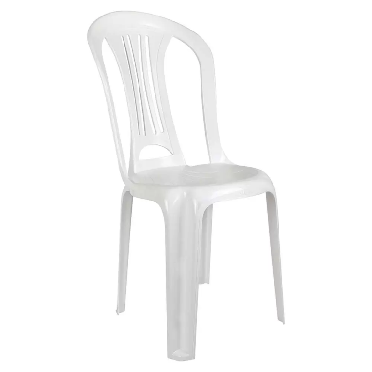 CADEIRA PLASTICA BISTRO BRANCA S/BRACO - MOR
