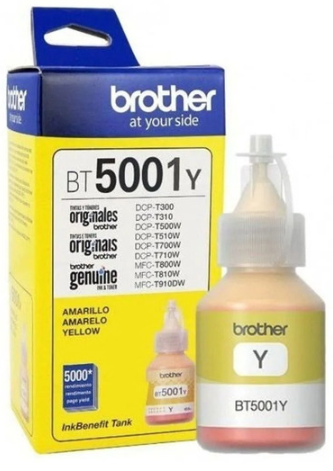 REFIL TINTA BROTHER BT5001Y - AMARELO