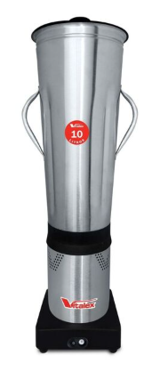 LIQUIDIFICADOR INDUSTRIAL 10L INOX BAIXA ROTACAO