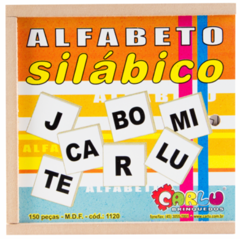ALFABETO SILABICO - MDF - 150 PECAS