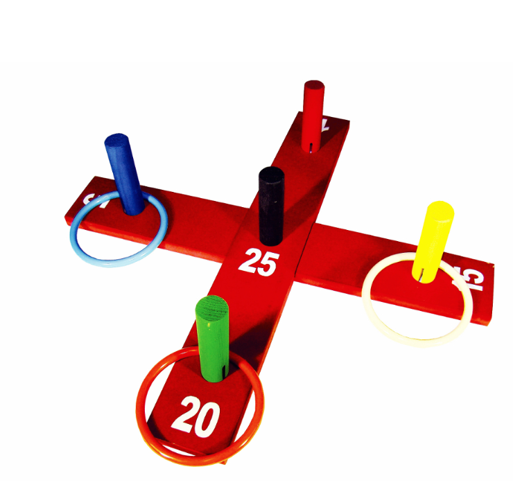 JOGO DE ARGOLAS CRUZ - MDF 10 PECAS