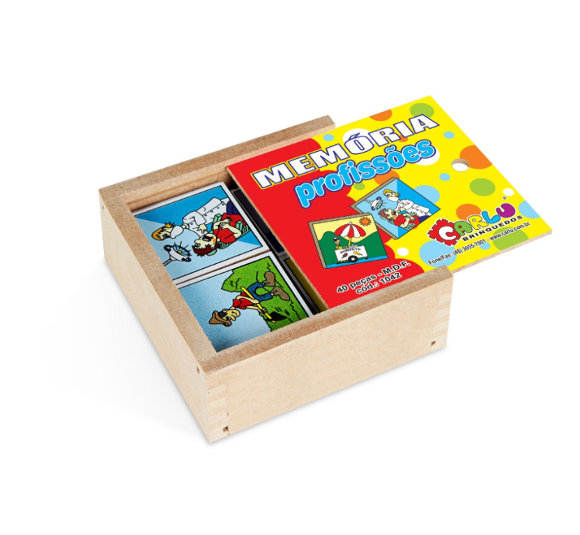 MEMORIA PROFISSOES - MDF - 40 PECAS