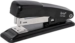 GRAMPEADOR DE METAL PARA 20FLS - BASE DE 11,5CM - PRETO