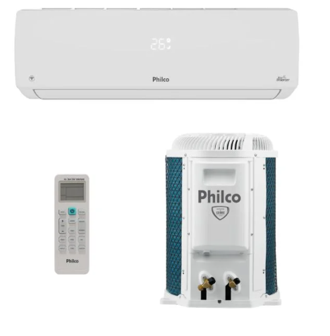 AR CONDICIONADO SPLIT INVERTER HI WALL PHILCO 12000 BTUS FRIO 220V