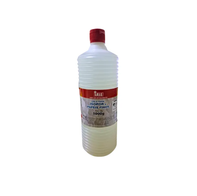 COLA ISOPOR E PAPEIS FINOS IRIS ARTE 1000G