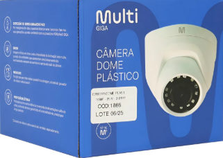 CAMERA DOMESTICA MULTI PLASTICA 1080P FULL HD 3.6MM 20M