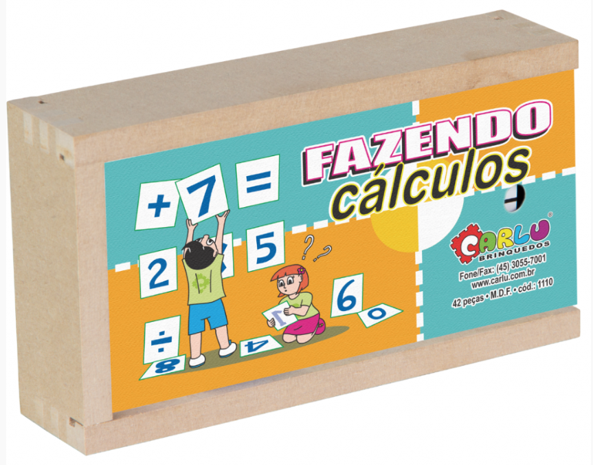 FAZENDO CALCULOS - MDF - 42 PECAS