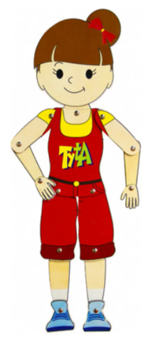 ESQUEMA CORPORAL ARTICULADO DA TYTA - MDF