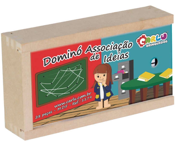 DOMINO ASSOCIACAO DE IDEIAS - MDF - 28 PECAS