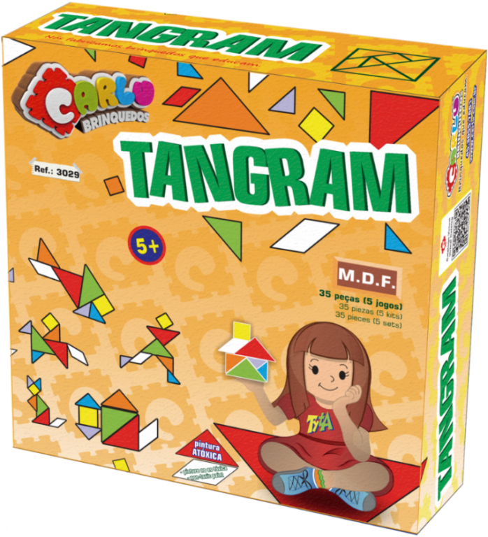 TANGRAM TYTA - MDF - 35 PECAS
