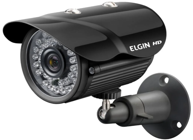 CAMERA DIGITAL ELGIN BULLET IP66 AHD 720P 30M INFRAVERMELHO - PRETA