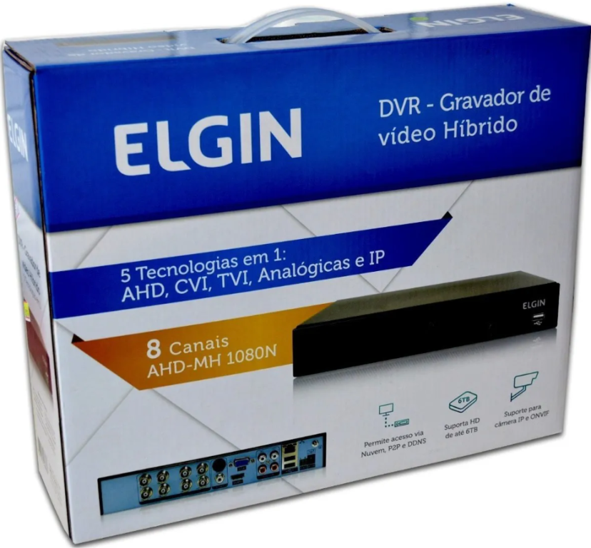 DVR ELGIN 4 CANAIS 720P SAIDA HDMI/VGA
