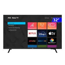 TV AOC 32P SMART ROKU LED WI-FI HD HDMI 32S5045