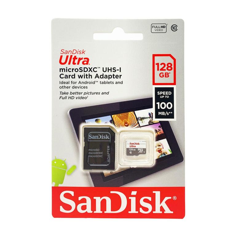 CARTAO DE MEMORIA SANDISK 128GB ULT MICROSDHC