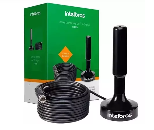 ANTENA DE TV DIGITAL INTERNA INTELBRAS AI 2031 5M HDTV