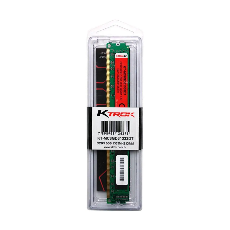 MEMORIA KTROK 8G DDR3 1333MHZ DIMM KT-MC8GD31333DT
