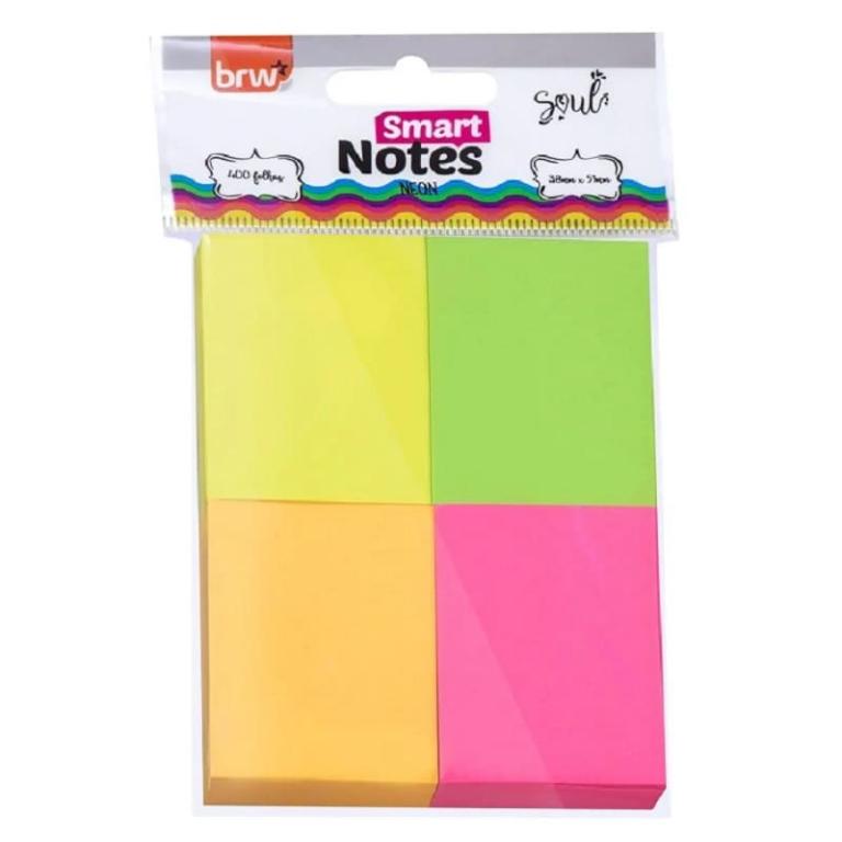 BLOCO DE ANOTAÇAO COLORIDO NEON 100FLS