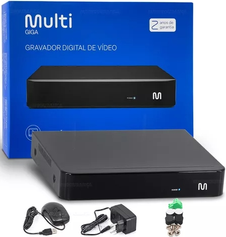 HVR MULTI 5MP LITE 16 CANAIS COM SAIDA BNC