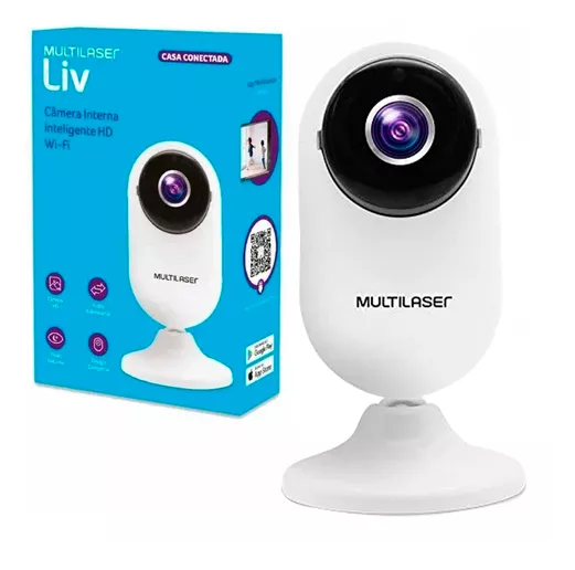 CAMERA MULTILASER LIV INTERNA INTELIGENTE FULL HD WIFI