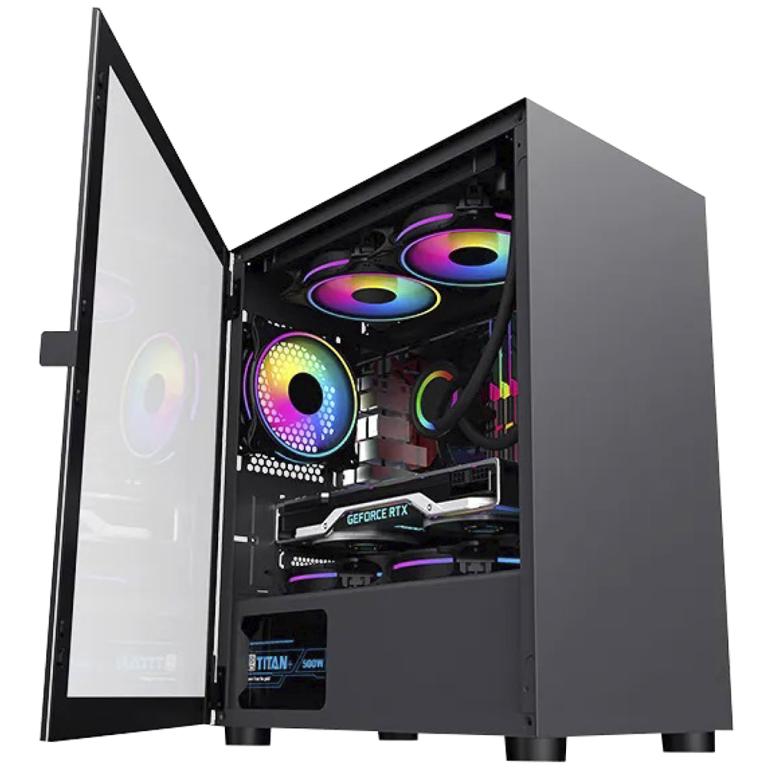 PC GAME MICRO I5 10400F 8GB SSD 240GB F550W RX580 16GB W10