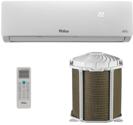 AR CONDICIONADO PHILCO SPLIT INVERTER HI WALL 30K BTUS FRIO PAC30FC - 220V