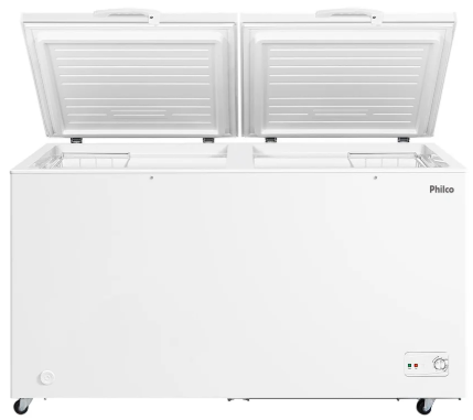 FREEZER HORIZONTAL PHILCO 500L 2 EM 1 PFH520B BRANCO