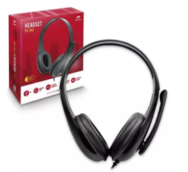 HEADSET USB FONE C/MICROFONE C3TECH PH 340BK