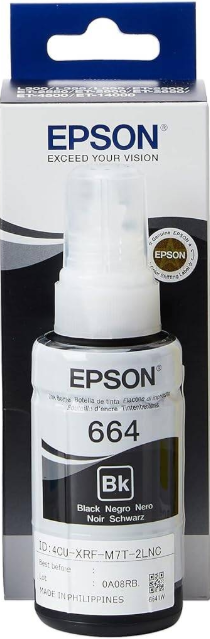 REFIL TINTA EPSON T664 70ML - PRETO