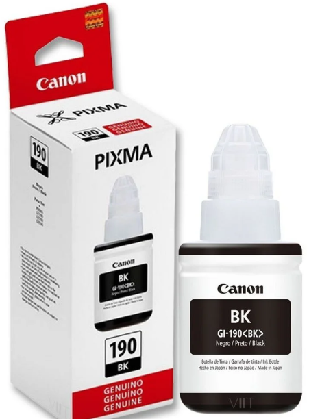 REFIL TINTA CANON - PIXMA 190 - PRETO - GENUINO