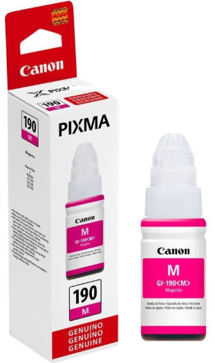REFIL TINTA CANON - PIXMA 190 - MAGENTA - GENUINO